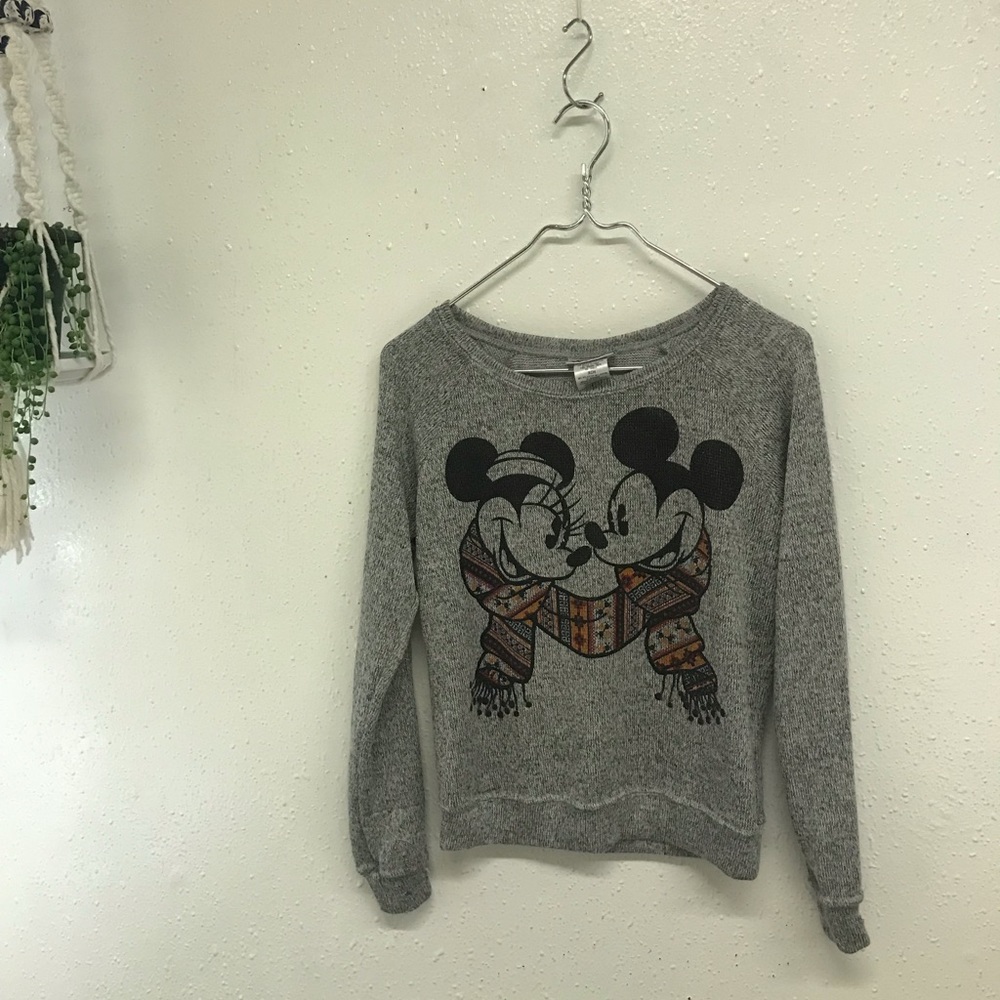 Disney Parks Mickey and Minnie Christmas Sweater